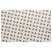 Tissu J'aime mon Lowchen (Fat Quarter)