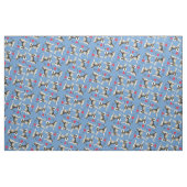 Tissu J'aime mon malemute (Fat Quarter)