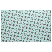 Tissu J'aime mon Manchester Terrier (Fat Quarter)