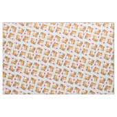 Tissu J'aime mon Norwich Terrier (Fat Quarter)