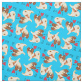 Tissu J'aime mon papillon (Échantillon)