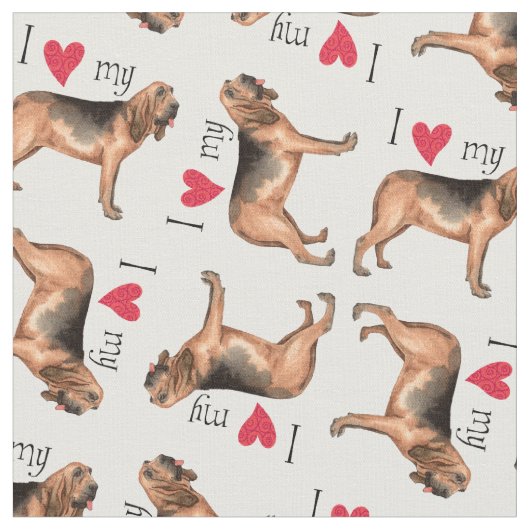 Tissu J'aime mon sang (Fermer)
