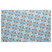 Tissu J'aime mon Sheltie (Fat Quarter)