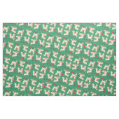 Tissu J'aime mon tapis doux à roulettes (Fat Quarter)