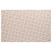 Tissu J'aime mon teckel (Yard)