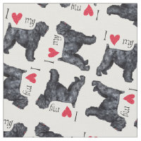J'aime mon Terrier russe noir