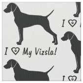 Tissu J'aime mon Vizsla ! (fermé)