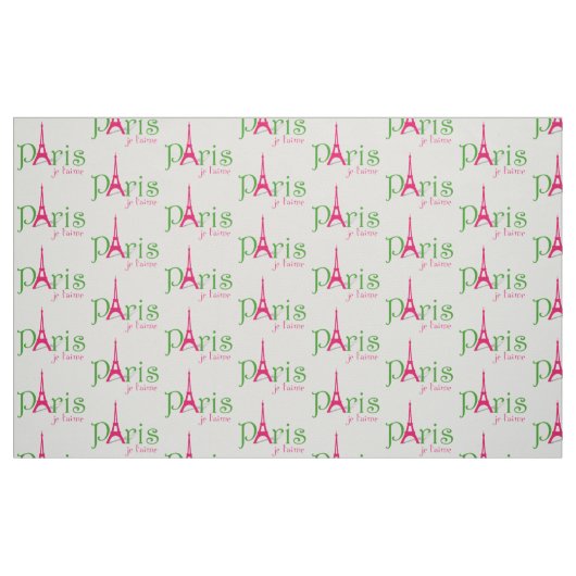 Tissu J'aime Paris (Fat Quarter)