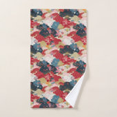 Tissu japonais Kimono inspiré (Serviette à main)