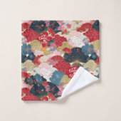 Tissu japonais Kimono inspiré (Gant de toilette)