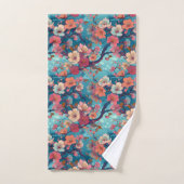 Tissu japonais Kimono inspiré (Serviette à main)