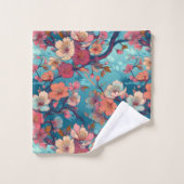 Tissu japonais Kimono inspiré (Gant de toilette)