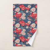 Tissu japonais Kimono inspiré (Serviette à main)