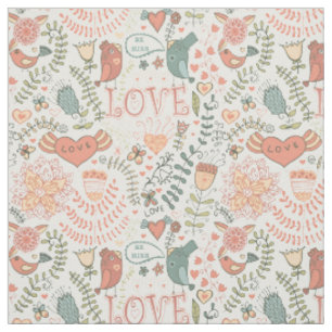 Tissu Jardin d'Amour