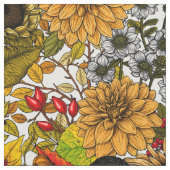 Tissu Jardin d'automne 1 (Échantillon)