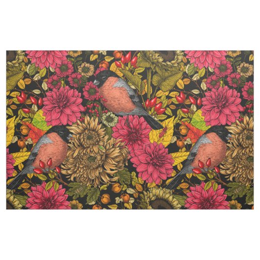 Tissu Jardin d'automne 2 (Fat Quarter)