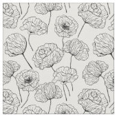 Tissu Jardin de coquelicots (Fermer)