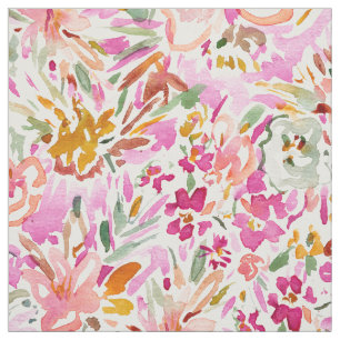 Tissu JARDIN de floral lumineux de PMS