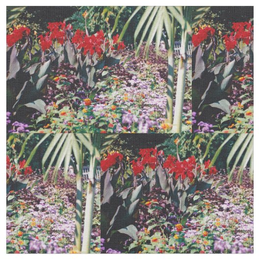 Tissu Jardin de guérison (Fermer)