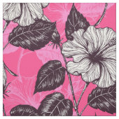 Tissu Jardin des Hibiscus 2 (Échantillon)