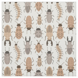 Tissu Jardin Neutre Insectes Coléoptère Animal Garçons E