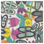 Tissu jardin papillon (Fermer)