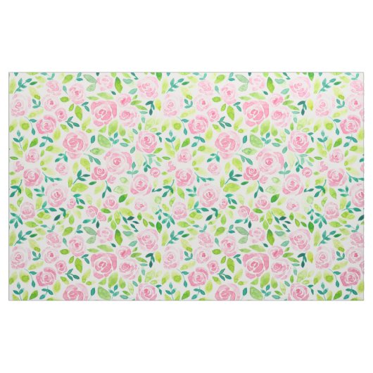 Tissu Jardin rose (Fat Quarter)