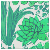 Tissu Jardin succulent (Fermer)