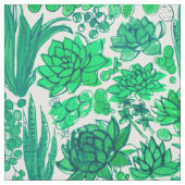 Tissu Jardin succulent (Échantillon)