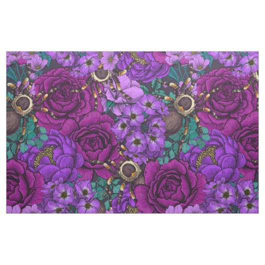 Tissu Jardin Tarantula 3 (Fat Quarter)