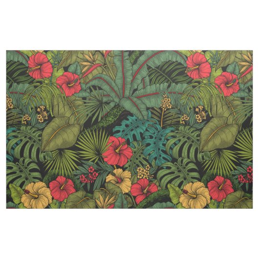 Tissu Jardin tropical (Fat Quarter)