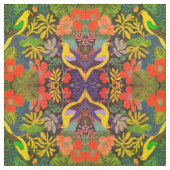 Tissu Jardin tropical Expressionnisme moderne Oeuvre d'a (Échantillon)