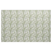 Tissu Jardin vert fleuri (Fat Quarter)