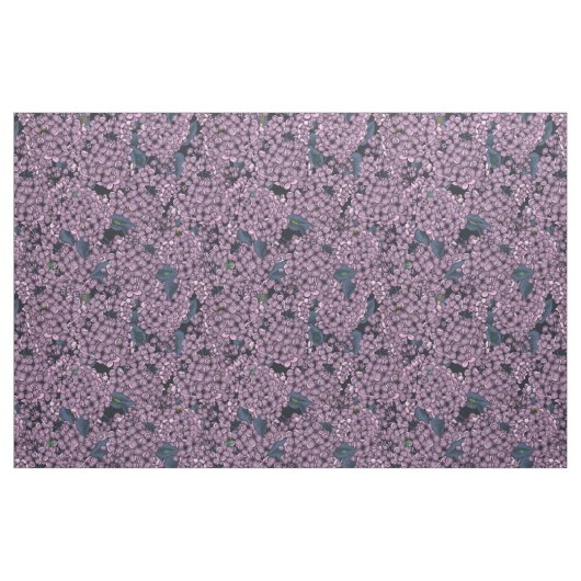 Tissu Jardin Violet Lilac (Fat Quarter)