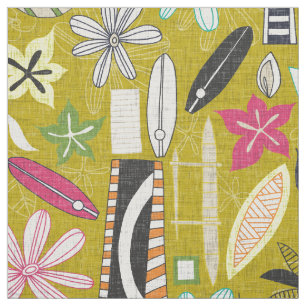 Tissu jaune