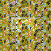 Tissu jaune (Carreau)