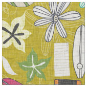 Tissu jaune (Fermer)