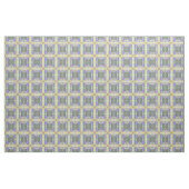 Tissu Jaune bleu violet géométrique (Yard)