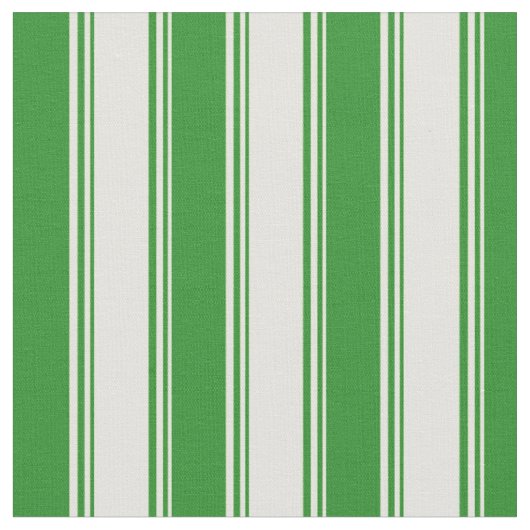 Tissu Jaune clair et forêt vert lignes Motif (Fermer)