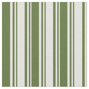 Tissu Jaune clair et Motif vert foncé