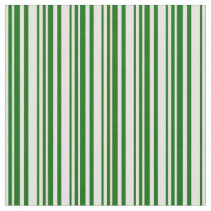 Tissu Jaune clair et vert foncé Lait/Motif rayé