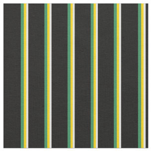 Tissu Jaune clair, Jaune, Vert mer & Noir