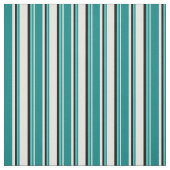 Tissu Jaune clair, Turquoise, Turquoise et Noir (Échantillon)