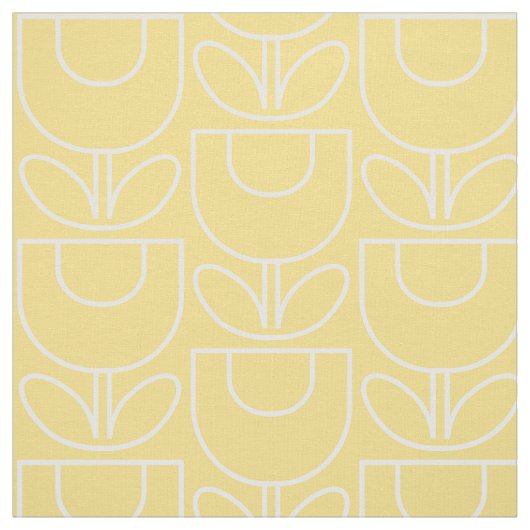 Tissu Jaune de tulipe de MCM (Échantillon)