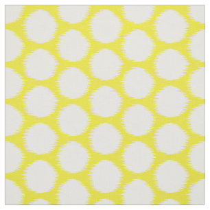 Tissu Jaune doré Ikat Points Asian Moods