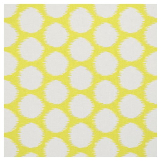 Tissu Jaune doré Ikat Points Asian Moods (Échantillon)