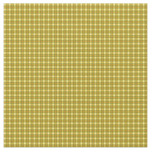 Tissu jaune et vert de plaid (Fermer)
