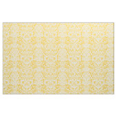 Tissu Jaune Floral Damask (Fat Quarter)