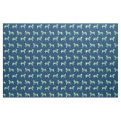 Tissu Jaune Lab à Scrubs bleu marine (Fat Quarter)