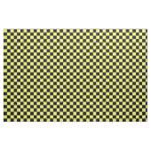 Tissu Jaune Motif de chèque noir Textile (Yard)